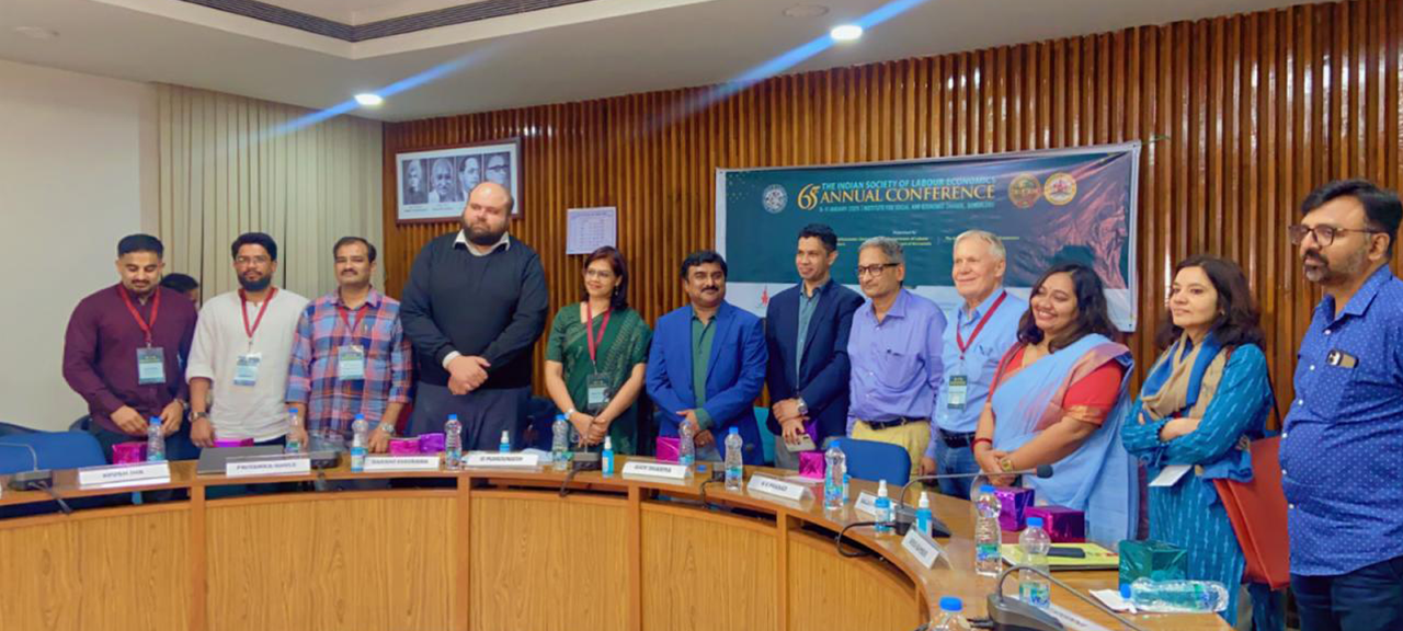 Round table on ‘The Rise of Gig Economy and Future of Work: A Dialogue with Stakeholders’ at the 65th Annual Conference of the Indian Society of Labour Economics took place at the Institute for Social and Economic Change in Nagarabhavi from January 9 to January 11, 2025.