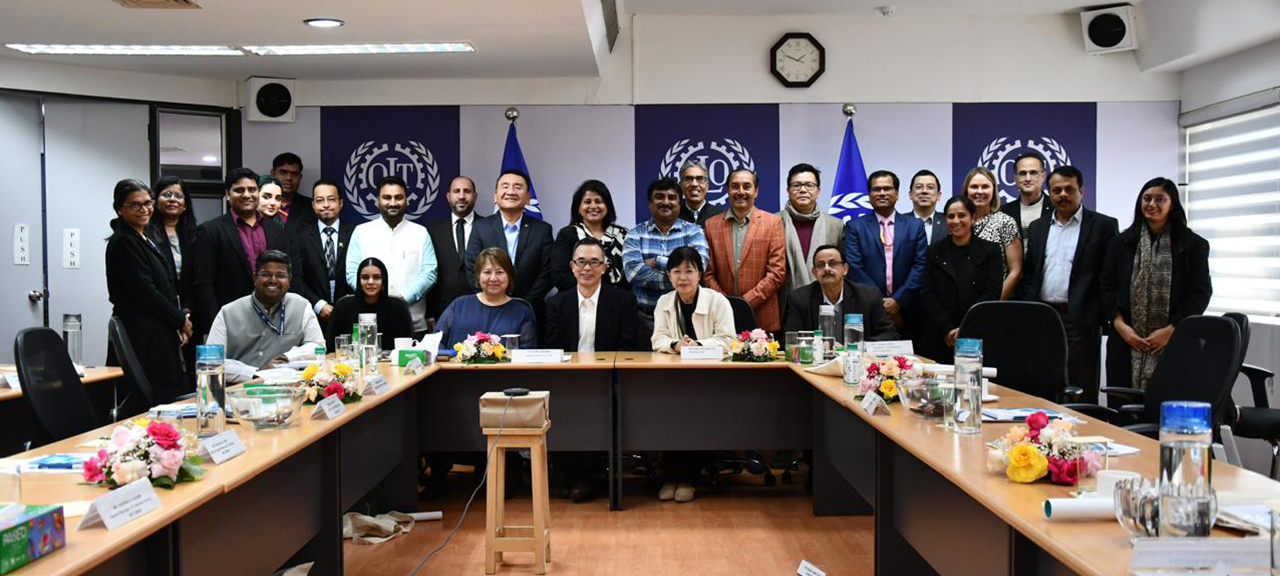 International consultation on Extending social protection in gig economy at ILO, Delhi on 22nd Jan 2025  Presented Karnataka Bill on gig workers social security